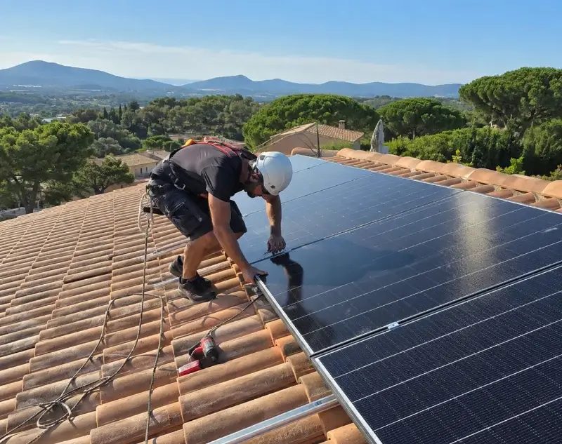 Installateur panneaux solaires Joucas — pose photovoltaïque sur toiture
